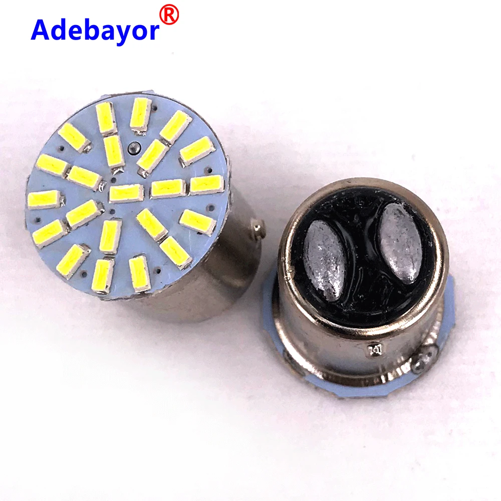 1157 BAY15D P21W 3014 22 SMD LED  ȣ, 극ũ  , ڵ Ĺ  , DC 12V 24V, 100 