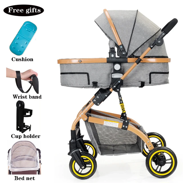 Baby Stroller Trolley Car trolley Folding Baby Carriage 2 in 1