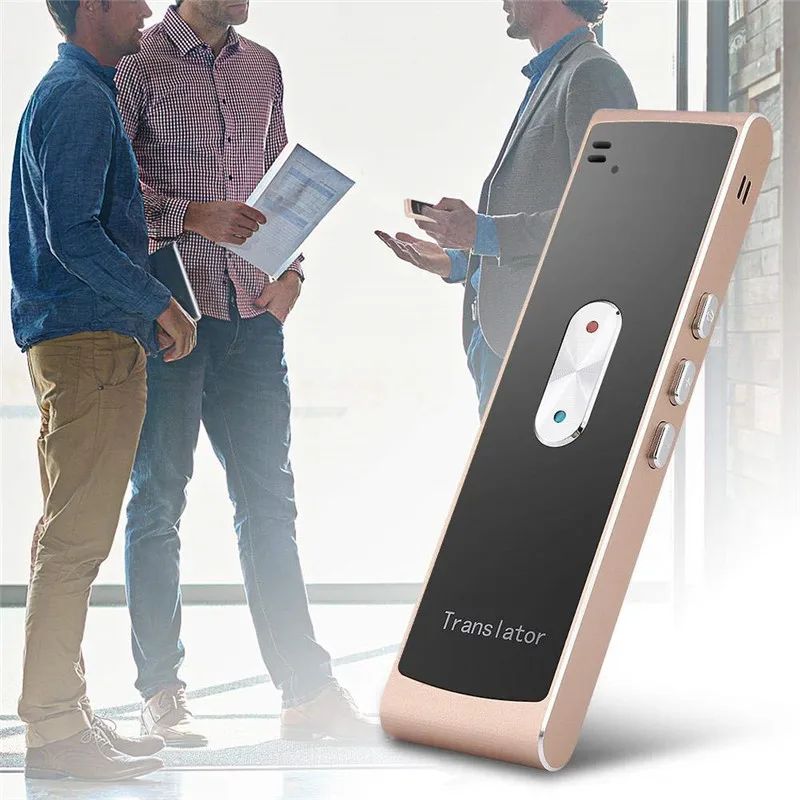 Портативный Bluetooth беспроводной голосовой переводчик Translaty Smart мгновенный в режиме реального времени голосовой мульти-LanguagesTranslator