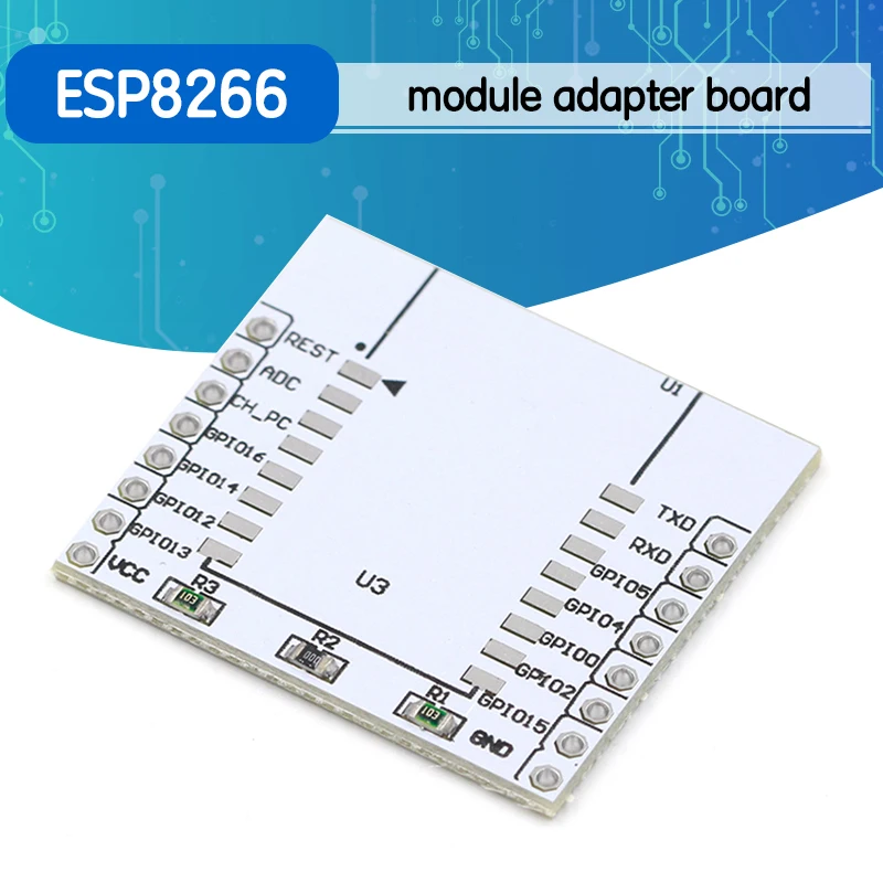 ESP8266 плата адаптера последовательного Wi Fi модуля применяется к фотомагнитам