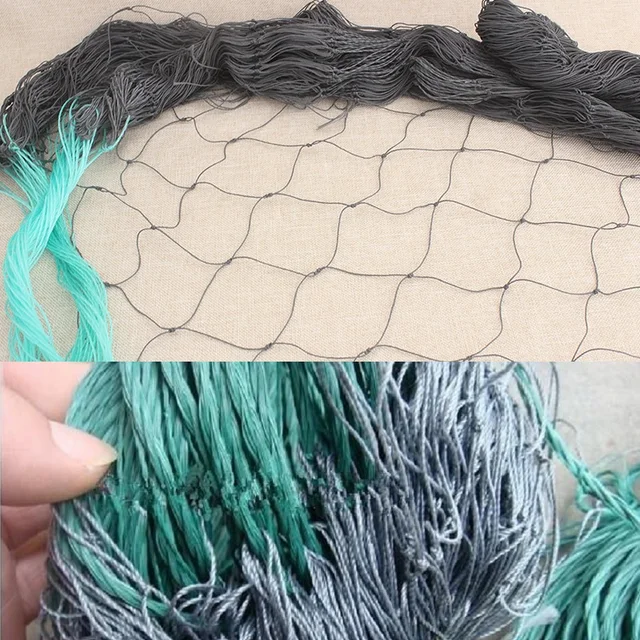 Nylon Szürke Zöld Nyúl Csirke Udvar Kerti Védőháló 6 Cm*6 Cm Vastag Galamb Menedék Menedékszál Tenyésztési Kerítés Rács - Image 5