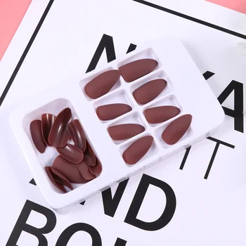 

72PCS PVC Short Self-Adhesive Fashion Nail Sticker Nail Patch Manicure Tool Nail Decals for Girls