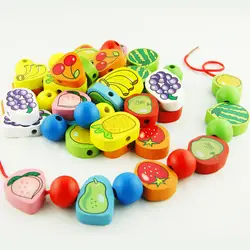 Браслет из бисера для детей 2-3-4 лет, деревянные развивающие Игрушки для маленьких девочек и мальчиков, Non-10-30 юаней