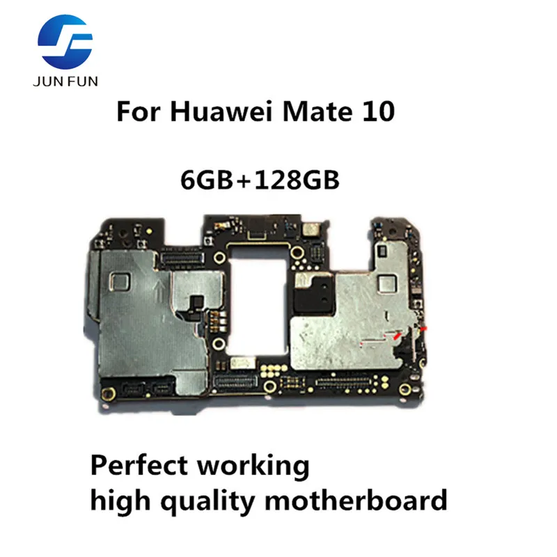 Разблокированная материнская плата JUN FUN Для Huawei MATE 10 6 ГБ + 128 системная Android OS