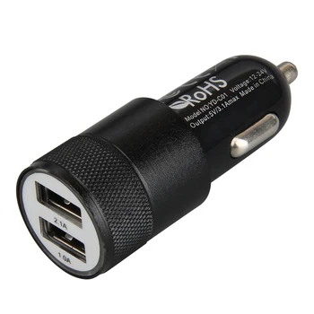 

Manufacturer Supply Dual USB 5V 2.1A Mobile Phone Car USB Charger Auto Adapter for Samsung S10 for Huawei Honor Xiaomi Cellphone