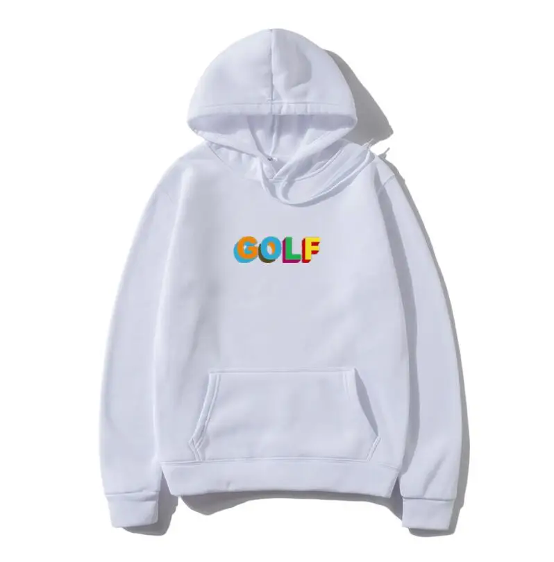 

Golf Letter Fashion Hip Hop Men Hoodies Sweatshirt Skate Harajuku Men Women Japanese Streetwear Hoodies Mens Tops Pullover Hoody