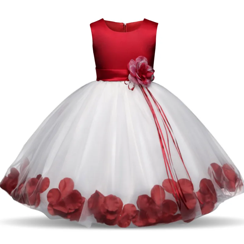 New Summer Children Dresses For Girls Kids Formal Wear Princess Dress For Girl 4 6 7 8 Years Birthday Party Events Prom Dress