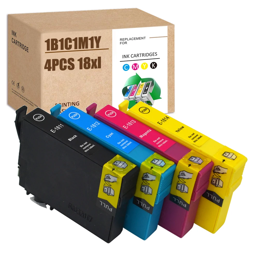 18XL 18 XL чернильные картриджи Remplacement для XP225 XP202 XP205 XP325 XP425 XP305 XP302 XP312 XP402 XP405 XP30 XP212 XP415