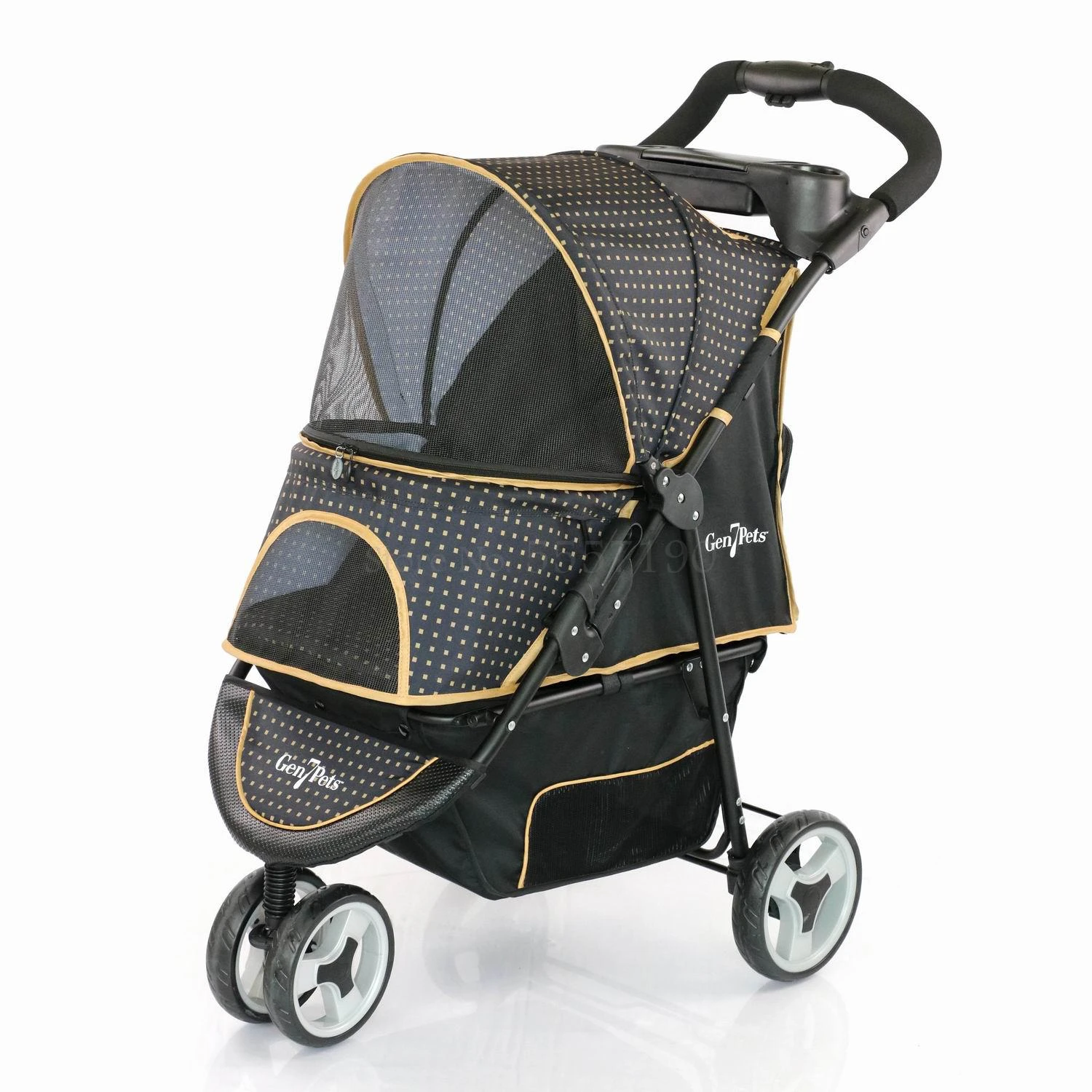 leopard dog stroller