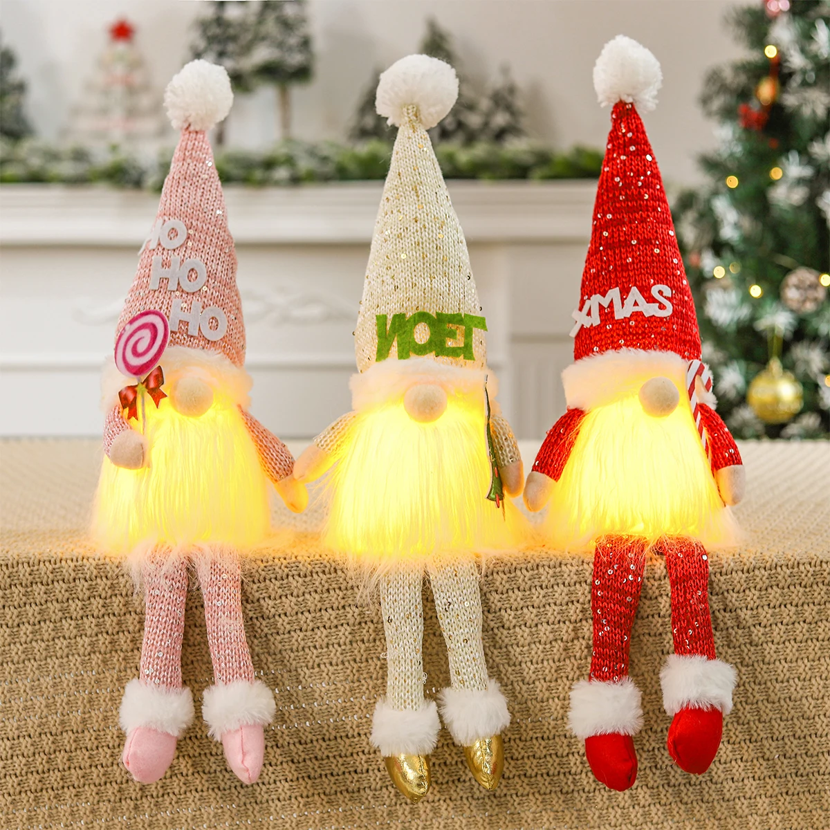 Christmas Doll Gnome Merry Christmas Decorations For Home Cristmas Ornament Xmas Navidad Gifts New Year
