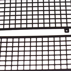 Image 5 - 3 pces metal janela malha rede de proteção com logotipo para 1/10 rc rock carro traxxas trx4 bronco 82046 4