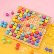 

1pc Montessori Early Childhood Children Wooden Clip Ball Puzzle Parent-child Interactive Toy Children Gift Education Gift
