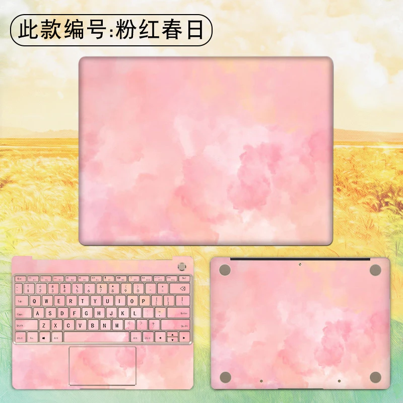 4 Радужный чехол для ноутбука, наклейка для huawei Matebook X 13,3 X Pro 13,9, кожа для ноутбука MateBook E 12 14 D 15,6, Обложка для ноутбука, наклейка - Цвет: 4