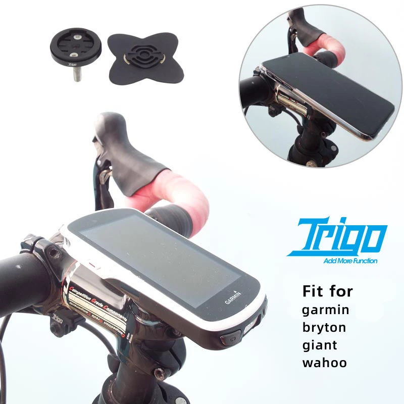 

TRIGO TRP2051 Bike Stem Cover Computer Mount CNC Aluminium Alloy For Garmin Wahoo Bryton Giant