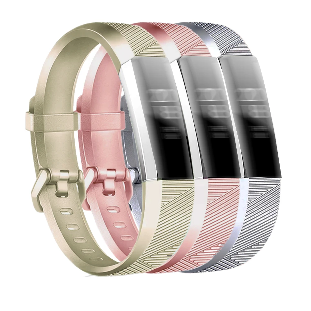 Ремешок на запястье Baaletc Для Fitbit Alta HR розовое золото силиконовый ремешок для