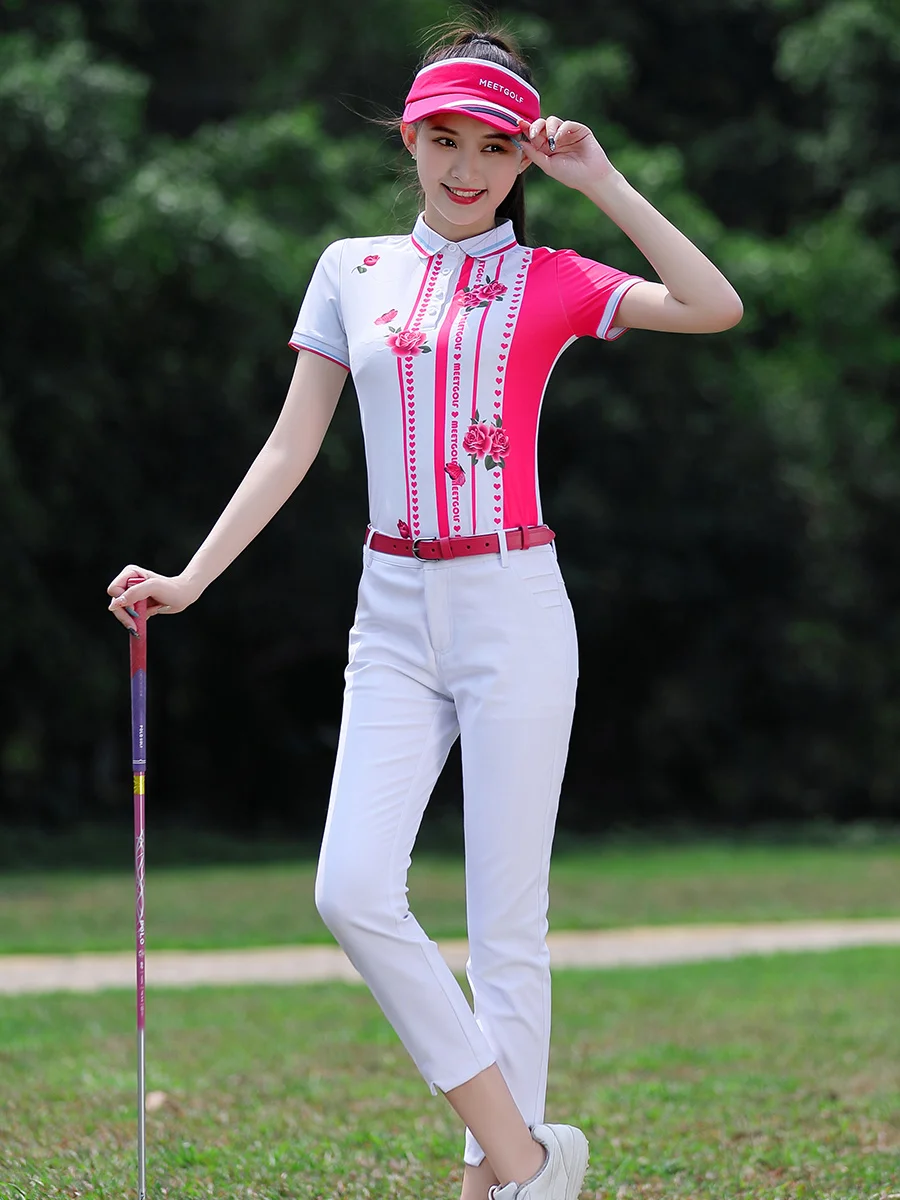 Summer Golf Clothes Women Set Short 