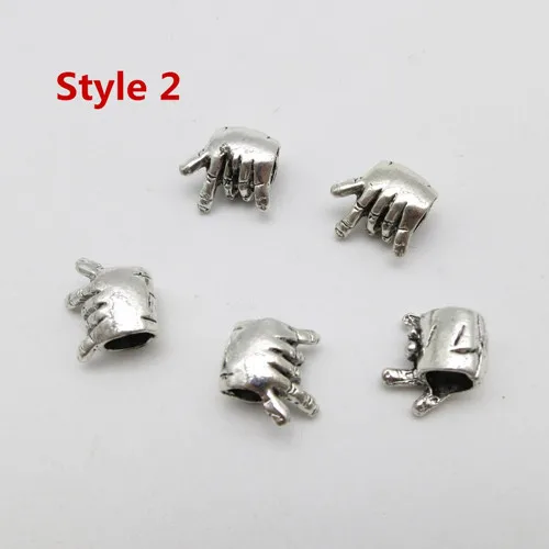 5pcs Style 2 5 шт./упак. серебро Руна викингов разных 5 видов стилей, подвязанные лентой, с объемной волной, бороды, дредлоки, для увеличения объема, бусины кольца для Аксессуары для волос - Цвет: 5pcs Style 2