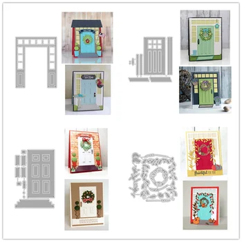 

New 2020 Metal Cutting Dies and Scrapbooking For Paper Making Door Series Decoration Embossing Frame Card Craft No Stamps