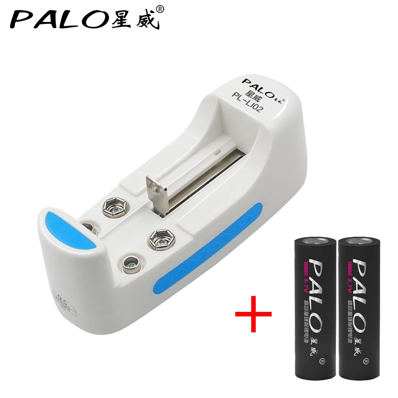 

Powerful 2pcs 18650 Battery 3.7v 2350mAh Capacity Battery 3.7v Li-ion Rechargeable Battery + Smart Charger For 18650 Batteries