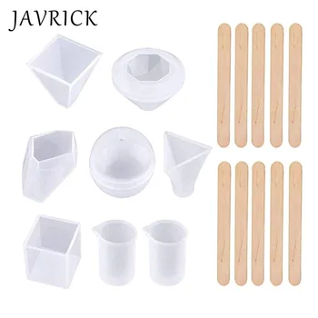 

Resin Molds Kit Large Silicone Epoxy Resin Molds Including Cube Pyramid Sphere