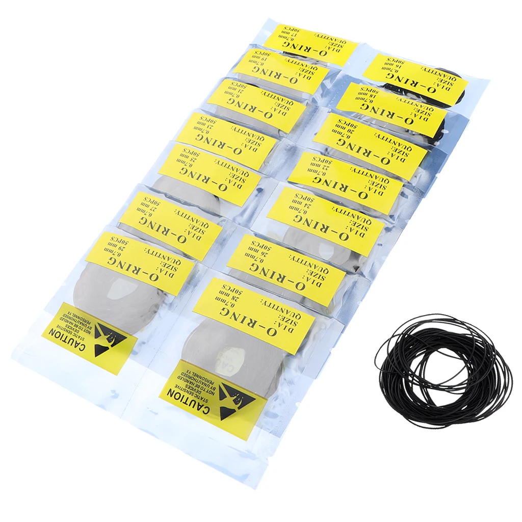 950 Pieces Wholesale Rubber Silicone Watch Gasket O-Ring Back Case Seals Assorted 19 Size 12mm-30mm