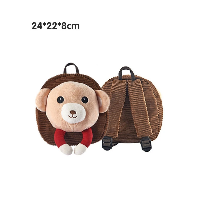 MOTOHOOD Cute Cartoon Kids Plush Backpack Toy School Bag Children's Gifts Kindergarten Boy Girl Baby Student Bags Backpack (8)
