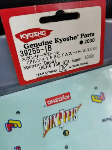 京商 1b スポンサーアルファ 156 Gta スーパー 00 デカールステッカー Rc 京商部品 Parts Accessories Aliexpress