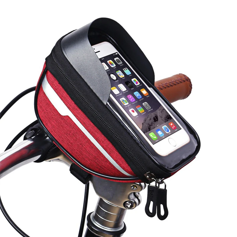 

New bicycle front bag water repellent touch screen mobile phone bag mountain bike bag riding equipment