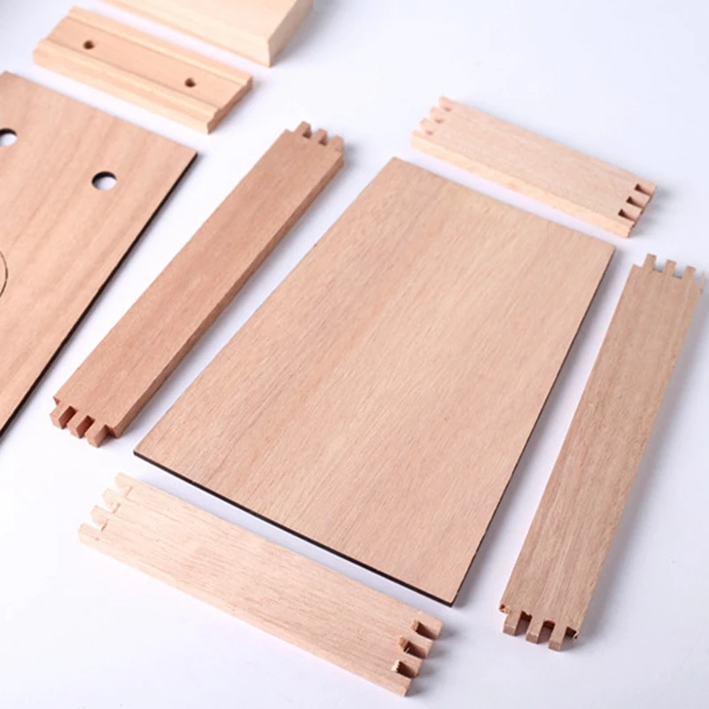 Горячий-10 Ключ Kalimba Diy Kit Бас дерево большой палец пианино для картина ручной работы родителей-детей акции полный набор