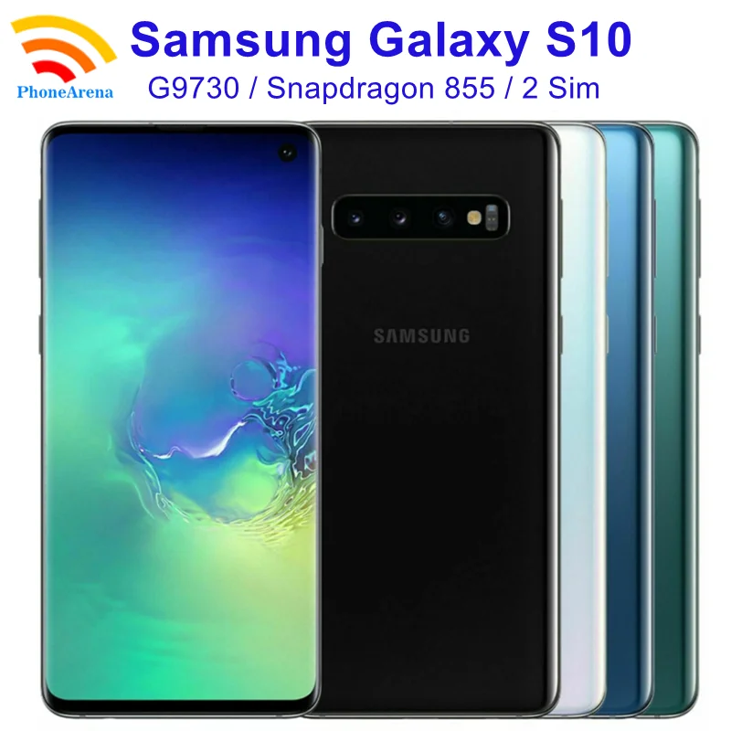 Оригинальный сотовый телефон Samsung Galaxy S10 Duos G9730 двойная Sim-карта глобальная версия