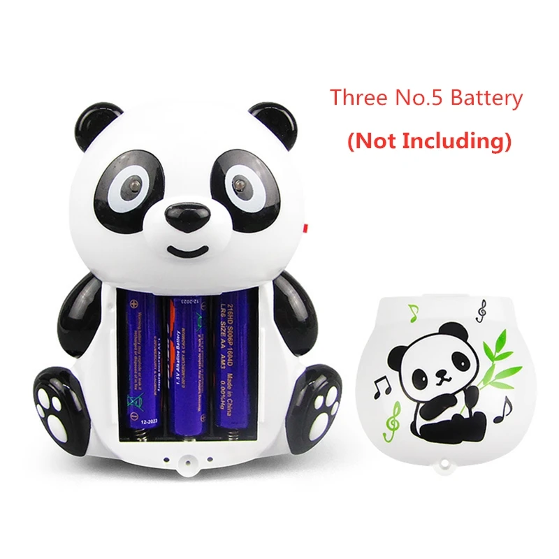 Электрические музыкальные игрушки с поворотом на 360 градусов, мультяшная панда, курица, Электрический ослепляющий танцевальный