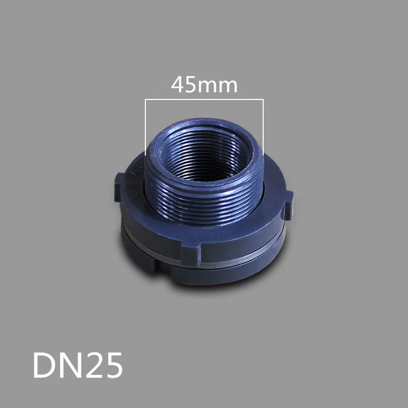 Высокое качество Пластиковые фланцевые соединительные фитинги для клапана резервуара для воды - Цвет: DN25