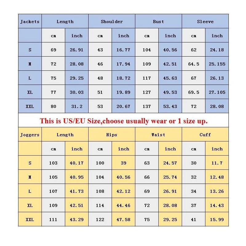 Ceny Rozmiar ue dres męski zestaw do biegania sport odzież sportowa mężczyzna 2 sztuk bluza + spodnie męskie odzież Chandal Hombre Plus rozmiar