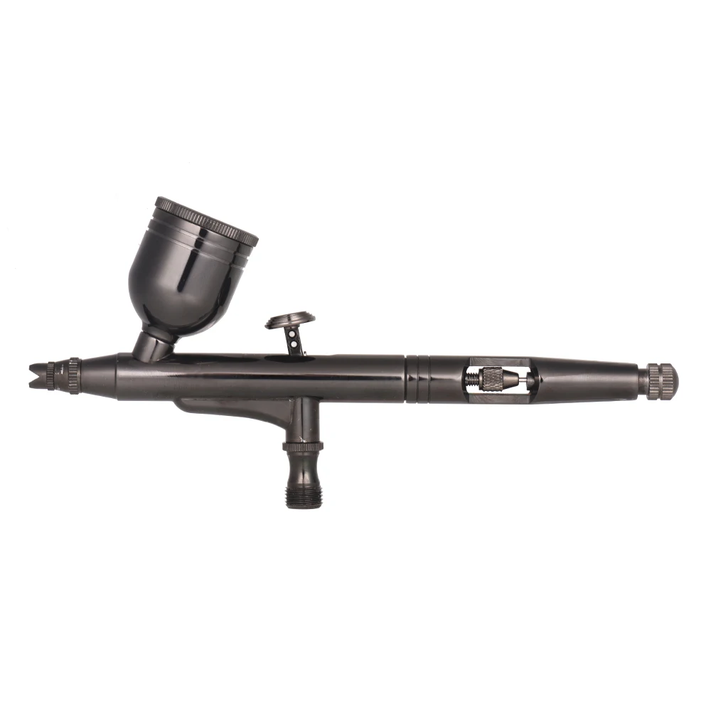 

Dual-Action Gravity Feed Airbrush Kit Set High Precision 0.5mm Nozzle/Needle Paint Spray Air Brush for Model Car Art Painting