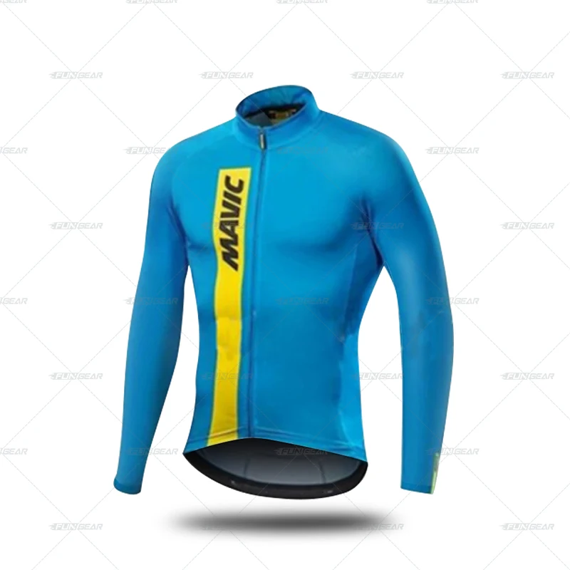 Одежда для велоспорта Весна Осень Джерси наборы мужская одежда с длинным рукавом набор Pro Team MTB Maillot Ropa Ciclismo велосипедные брюки набор - Цвет: Jersey