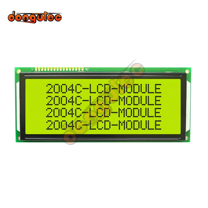 2004 LCD 20X4 Character Module  Parallel Port Screen 5V 2004C Blue/Yellow Green/Gray English/Russian/Japanese/European