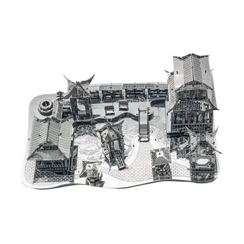 

Zhenwei 3D Metal Puzzle China Suzhou Traditional Garden Building Diy 3D Model Kits Laser Cut Assemble Jigsaw Adult Gifts Toy