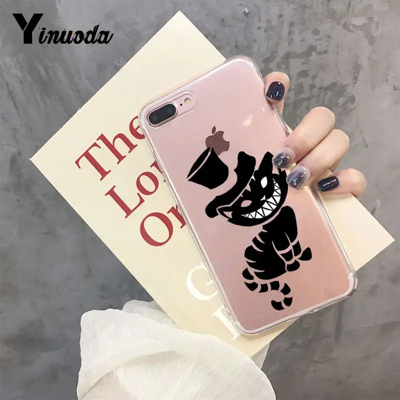 Yinuoda Alice in Wonderland Чеширский кот Модный чехол для телефона Apple iPhone 8 7 6 6S Plus X XS max 5 5S SE XR чехол