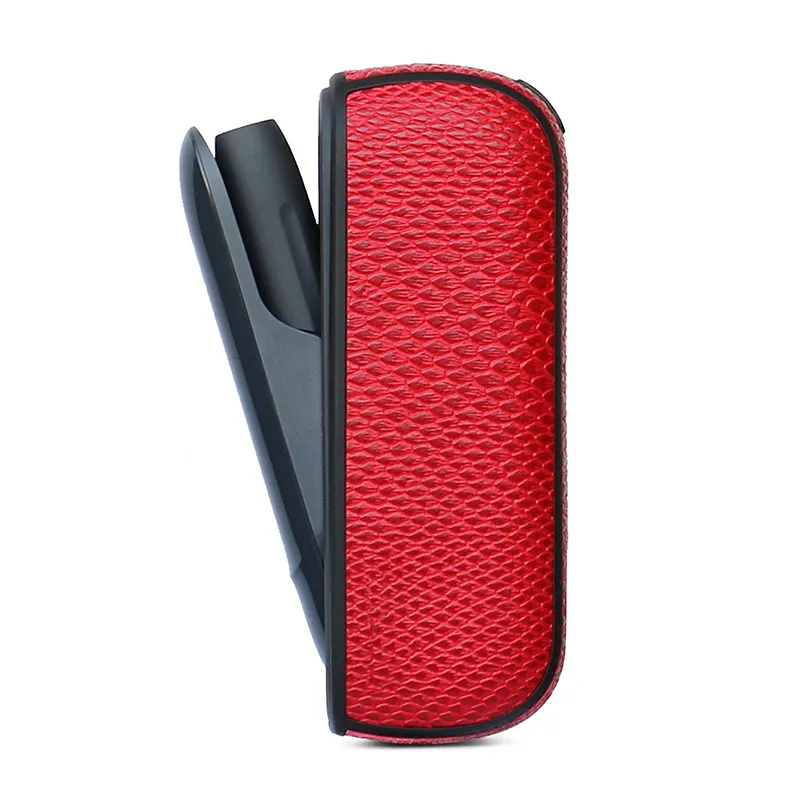 Цветной корпус для технология IQOS 3,0 держатель кошелек чехол Защитный чехол для сумки чехол для электронной сигареты для технология IQOS 3 чехол для переноски - Цвет: Lizard red