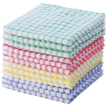 

HOT-Dishcloths for Kitchen - 10 Pack of Eco-Friendly Dish Towels and Dish Cloths Sets for Kitchen- Absorbent Dish Cloth