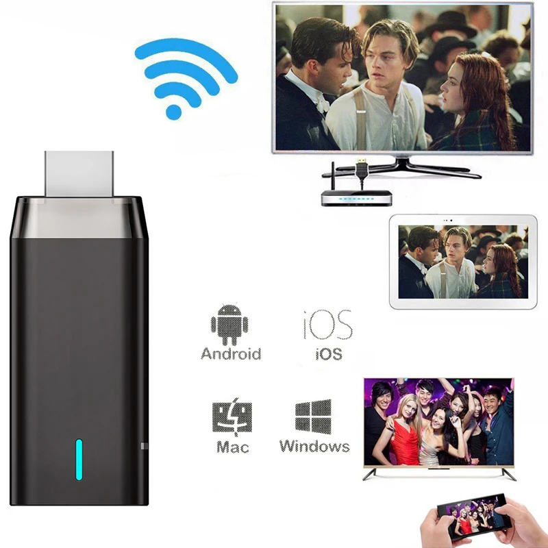 2 4G 5G двухдиапазонный беспроводной Wifi дисплей ключ видео адаптер DLNA Airplay Miracast для