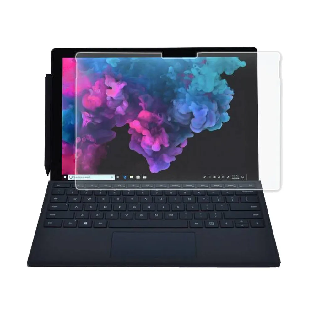 Ультратонкая защитная пленка из закаленного стекла 9H для Surface Pro 7 12,3 дюйма HD с высокой проницаемостью