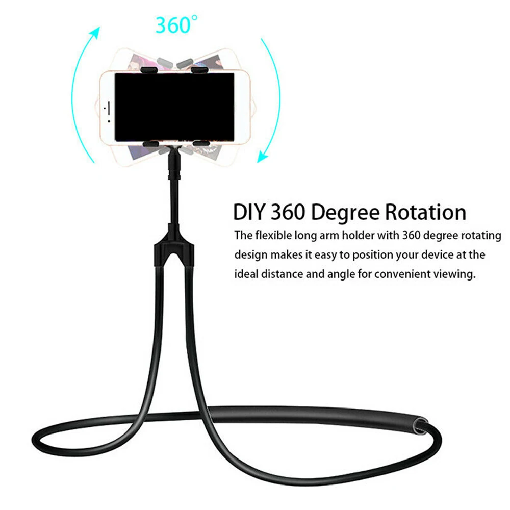 

Universal Cell Phone Holder Flexible Long Arm Lazy Phone Holder Clamp Bed Tablet Car Mount Bracket For iPhone Samsung Holder