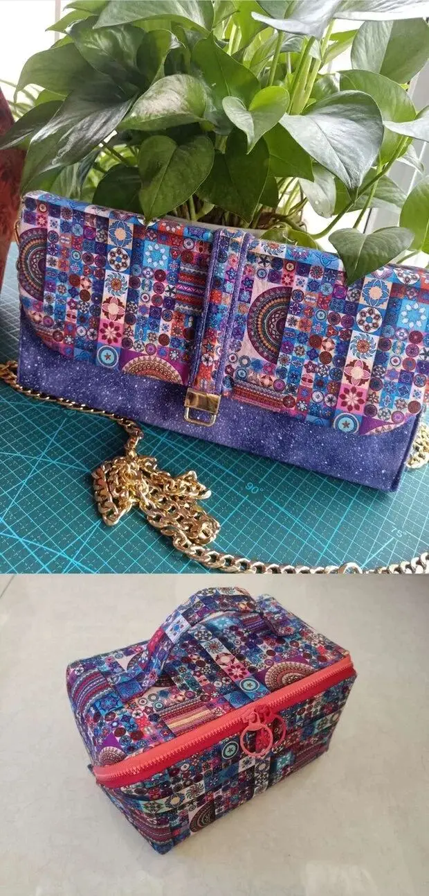 Teramila 6/7-teiliges Set Fat Quarter Bundle, bedruckter Popeline-Baumwollstoff für Handarbeiten, Patchwork, Nähen, DIY-Taschen, Quilt-Stoffe – Detail 26