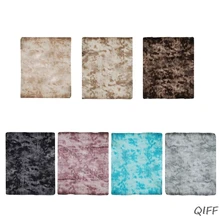 Нескользящие коврик Галстук окрашенный градиент коврик Пушистый КОВЕР ДЛЯ Гостиная