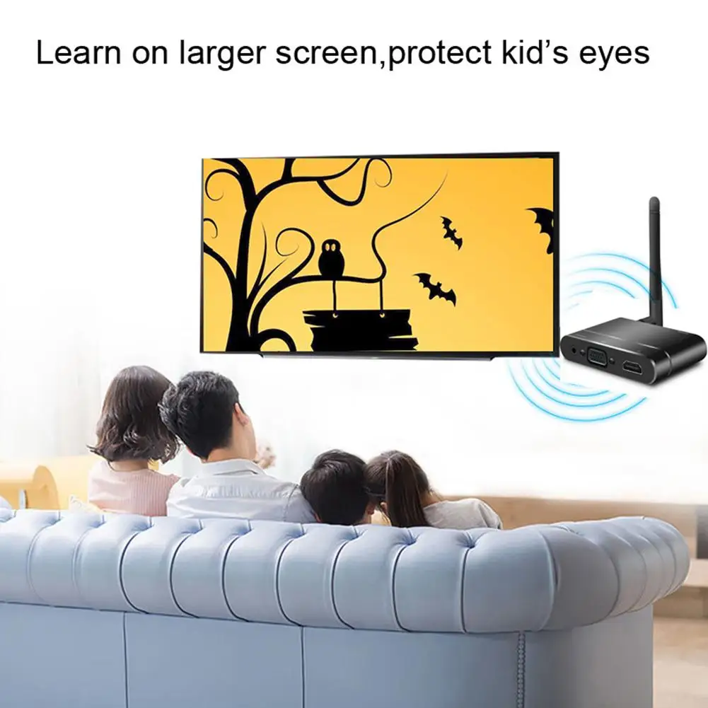 

More Stable Car Auto Home Wireless 1080P HD HDMI AV VGA Media Streamer Mirroring Screen Android tv stick