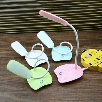 

3 1.5W USB Rechargeable Table Lamp Adjustable LED Desk Lamps 4 Color Table Light Dozzlor 35*10*13cm table lamp