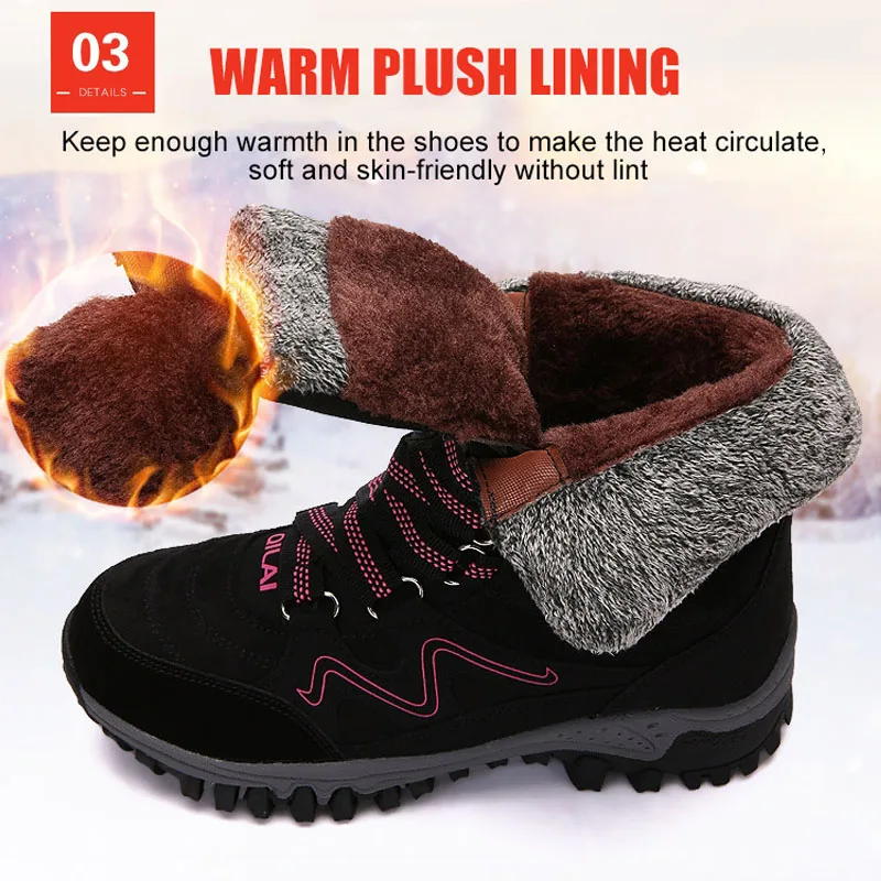 Gomnead/зимние походные ботинки; женские кроссовки; уличная походная ...