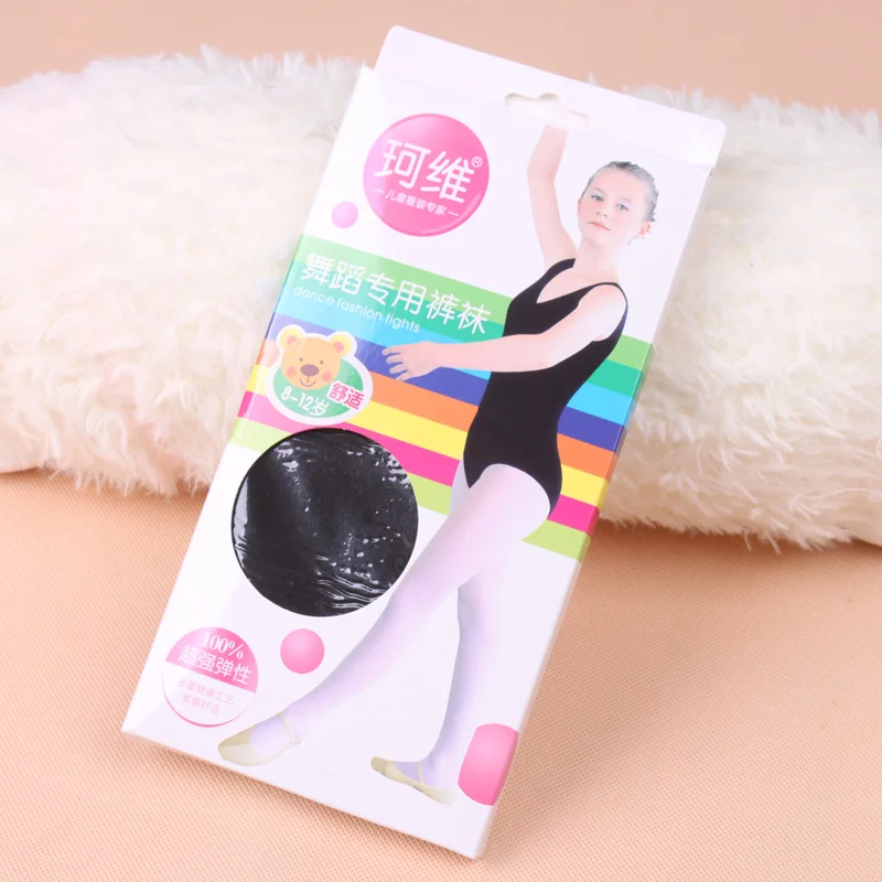 Prizmxed 2 paia di collant da balletto da bambina, in nylon 80D