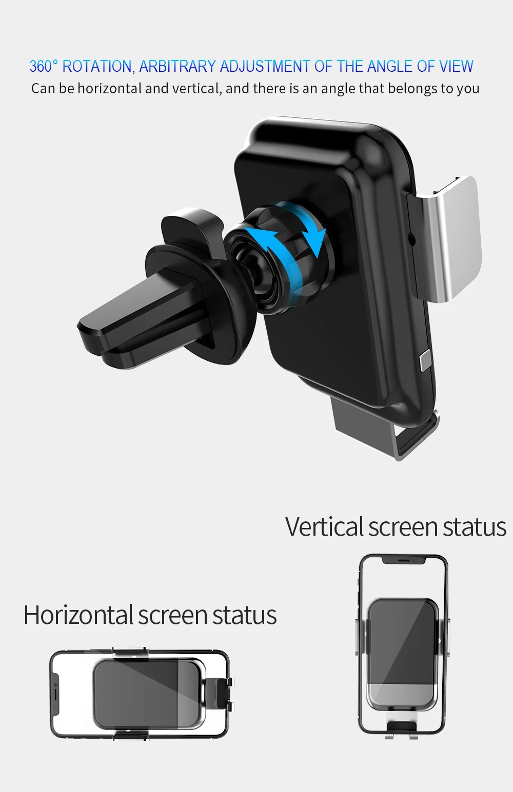 Explosive Gravity Induction Wireless Bracket-filling Vehicle Air Outlet Navigation Wireless Bracket-filling